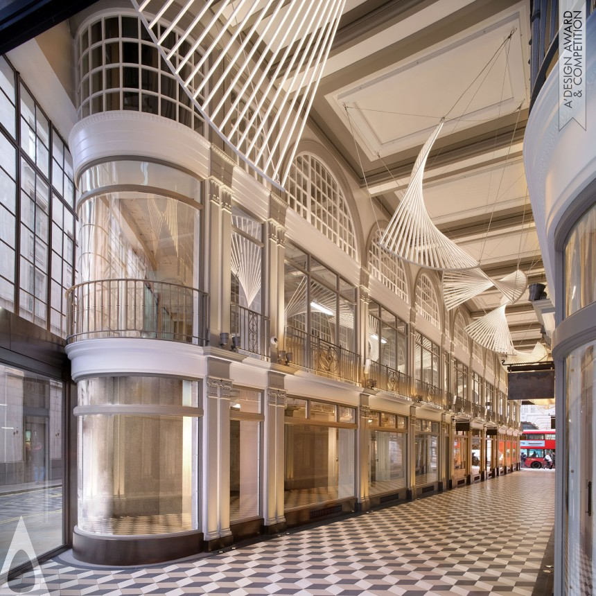 Golden Lighting Products and Fixtures Design Award Winner 2020 Quadrant Arcade Public Realm 