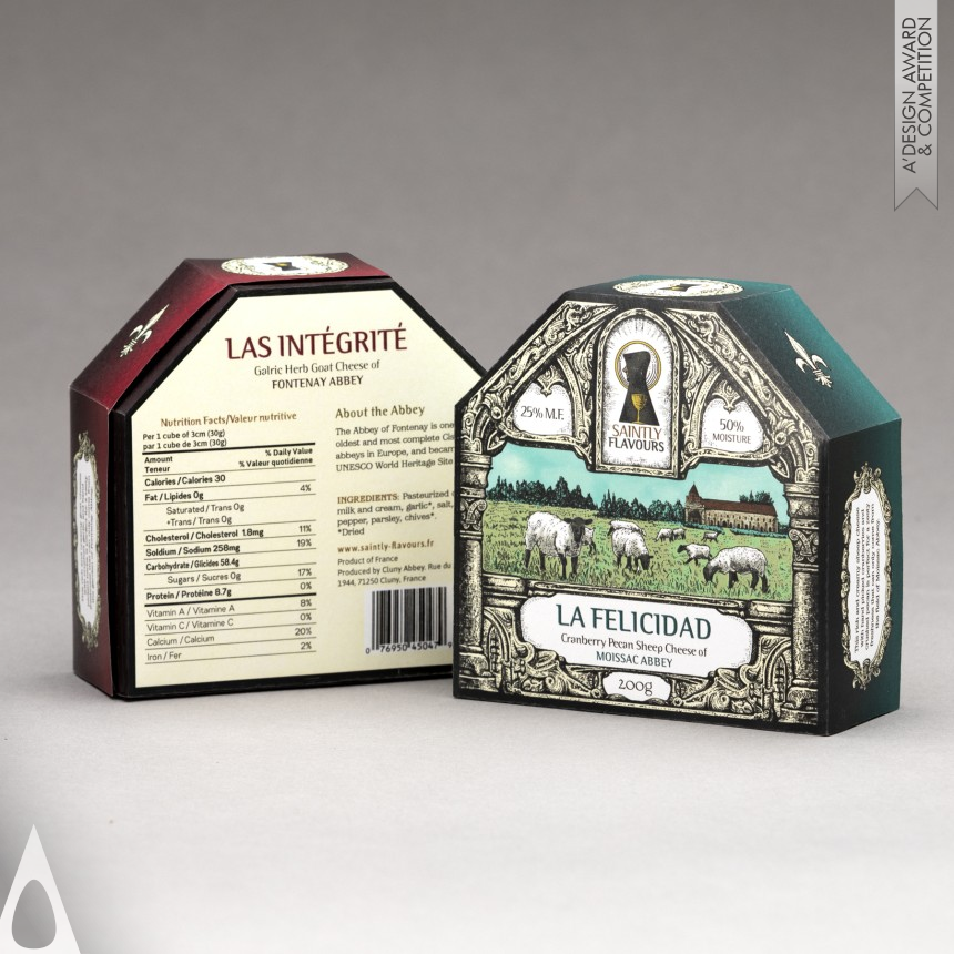 Saintly Flavours - Silver Packaging Design Award Winner