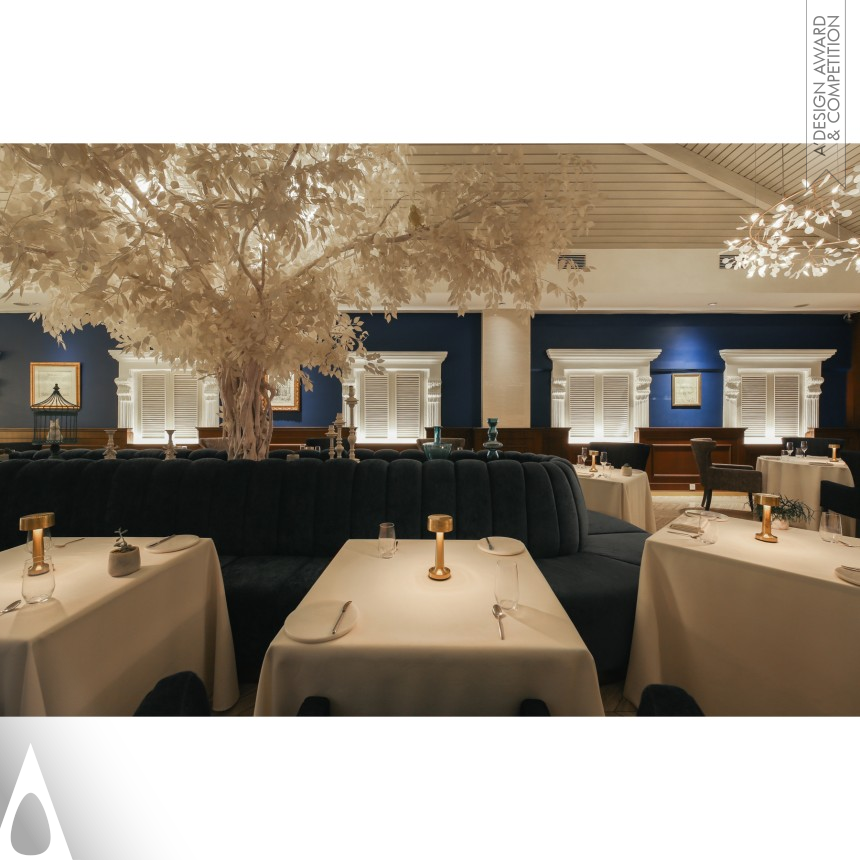 Chaos Design Studio's Blue Chip Indulgence Restaurant