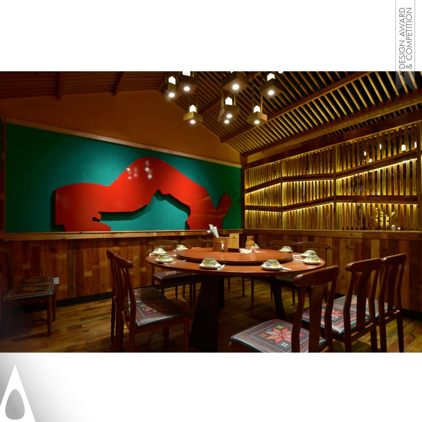 Iron Interior Space and Exhibition Design Award Winner 2020 Laodian Shanzhai Restaurant 