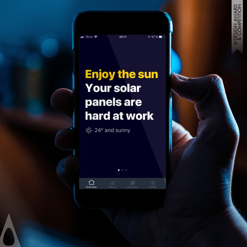 Silver Mobile Technologies, Applications and Software Design Award Winner 2020 Alstra Solar energy app 