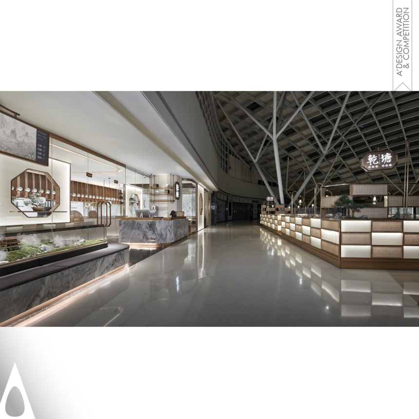 Silver Interior Space and Exhibition Design Award Winner 2020 Qiantang Restaurant 