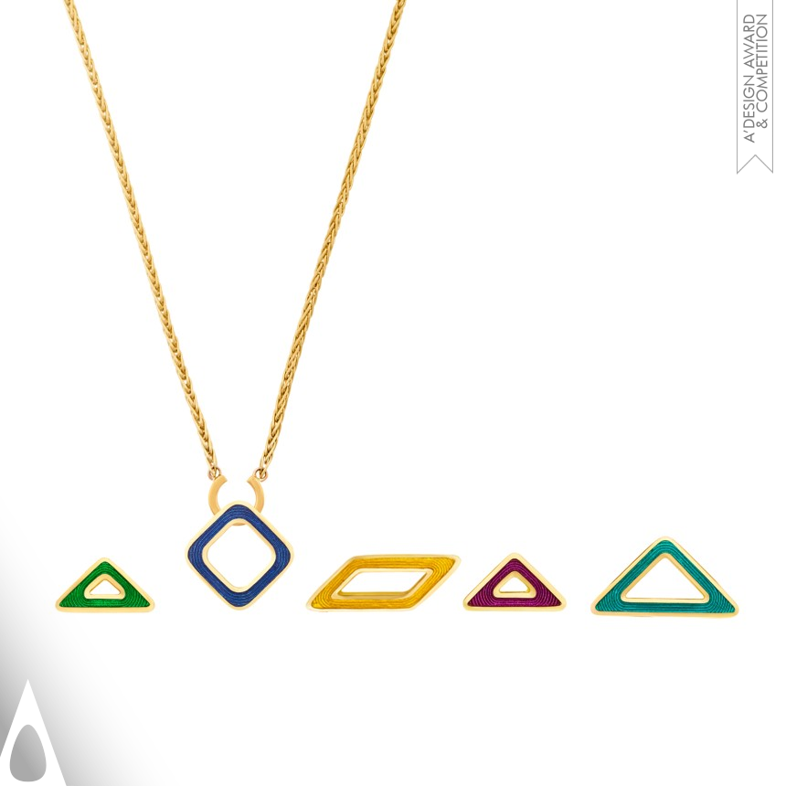 Bronze Jewelry Design Award Winner 2020 Tangram Jewellery Collection 