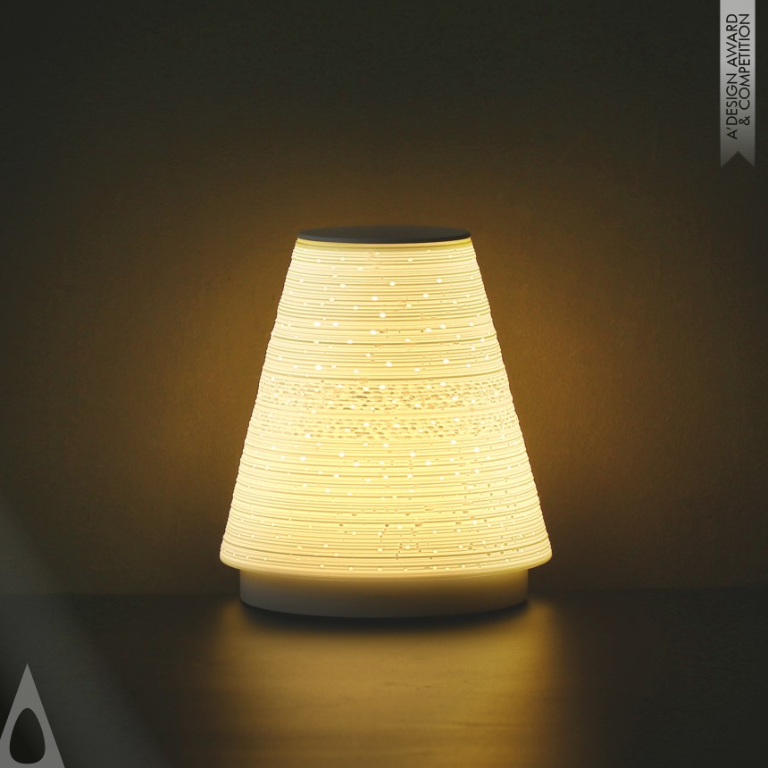 Silver Lighting Products and Fixtures Design Award Winner 2020 The Intelligent Eggshell Lamp Porcelain Nightlight 