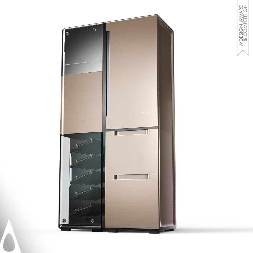 Silver Home Appliances Design Award Winner 2020 Polyhedral Refrigerator 