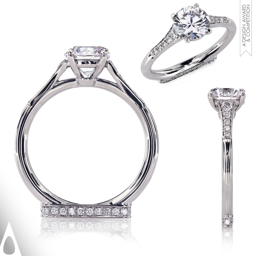 Iron Jewelry Design Award Winner 2020 Leon Mege Signature Bridal Collection Engagement and Vanity 