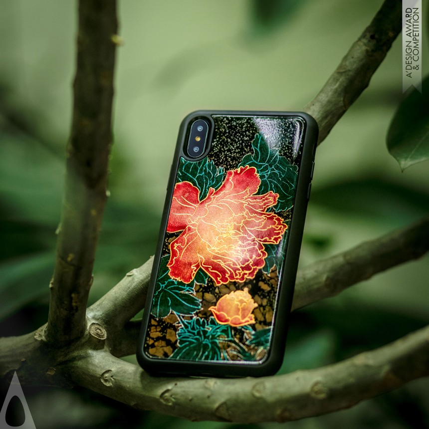 Iron Fashion, Apparel and Garment Design Award Winner 2020 Lacquer Phone Case 