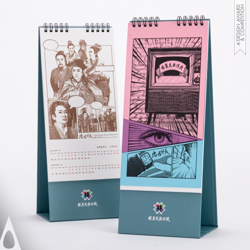 Bronze Graphics, Illustration and Visual Communication Design Award Winner 2020 The Timeless Virtues Calendar 