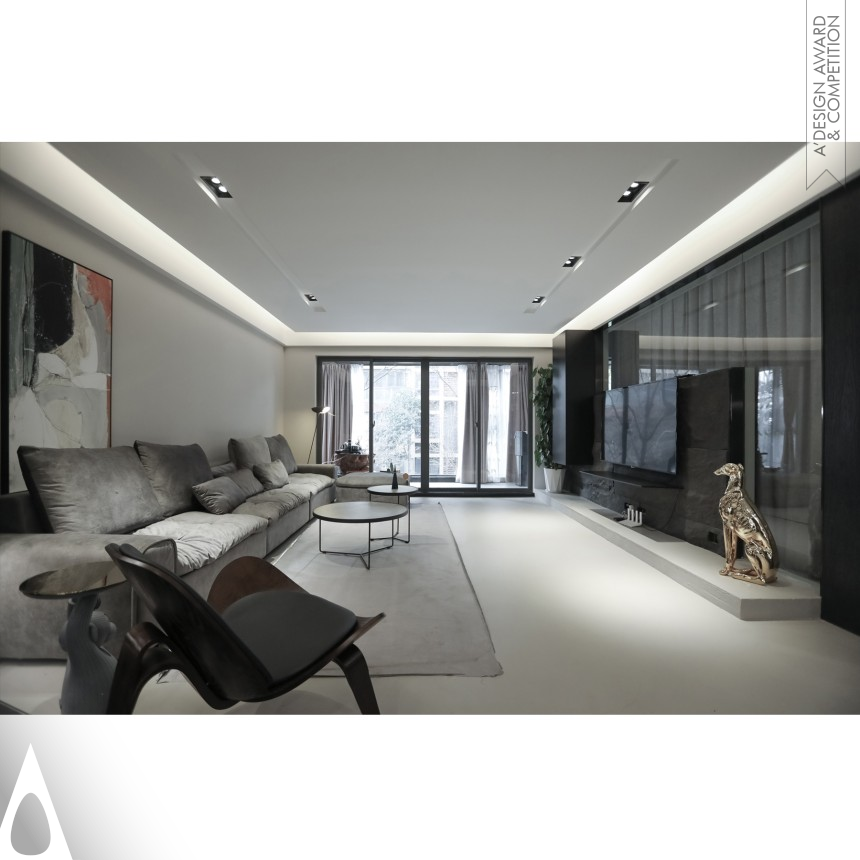 Iron Interior Space and Exhibition Design Award Winner 2020 Baoxiang Of Grey Residential House 