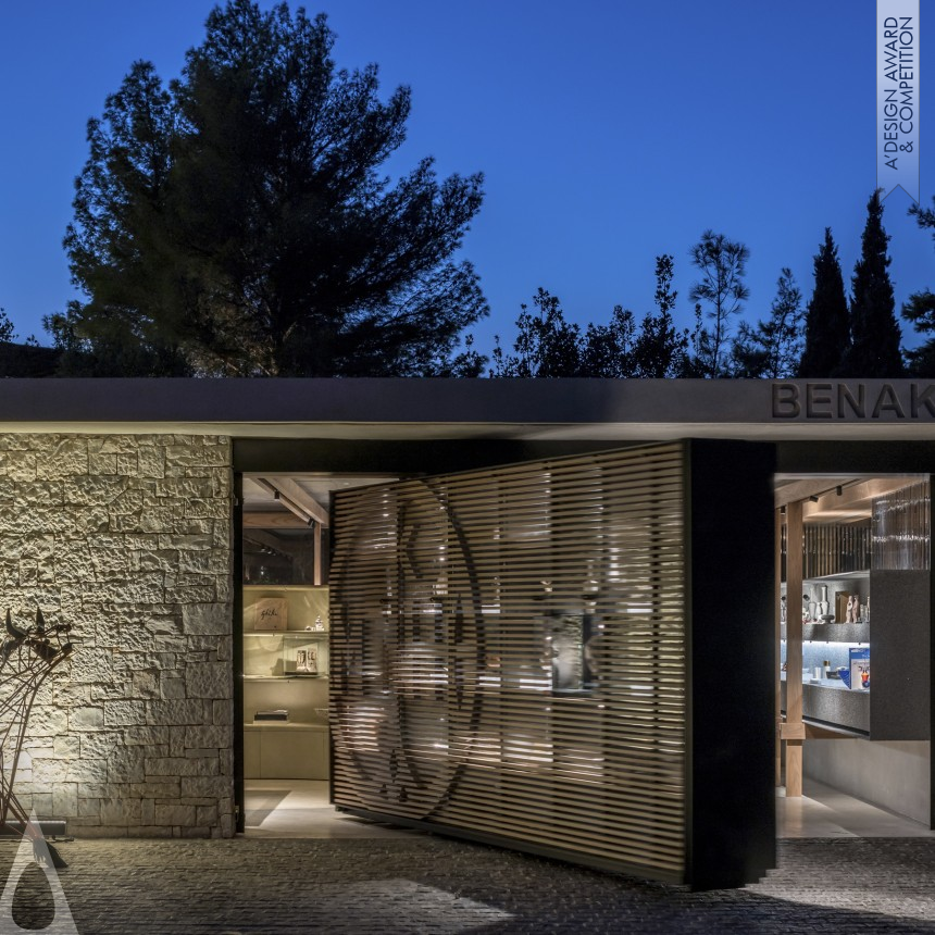 Silver Lighting Products and Fixtures Design Award Winner 2020 Benaki Museum Pavilion Architectural Lighting 