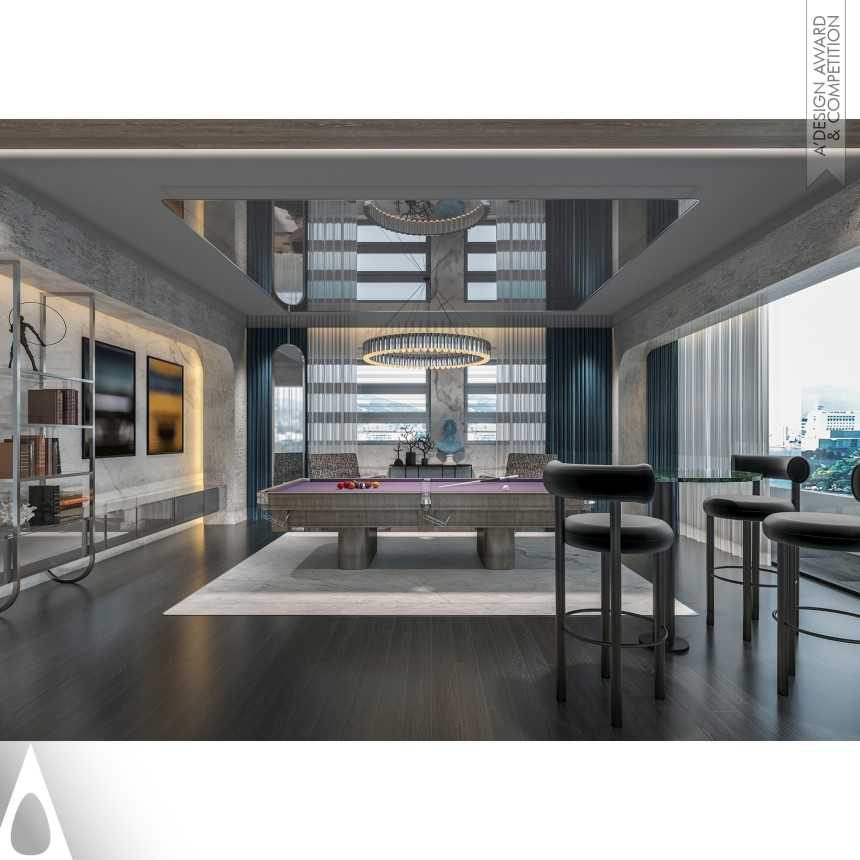 Silver Interior Space and Exhibition Design Award Winner 2020 Magnificent and Graceful Residential Apartment 