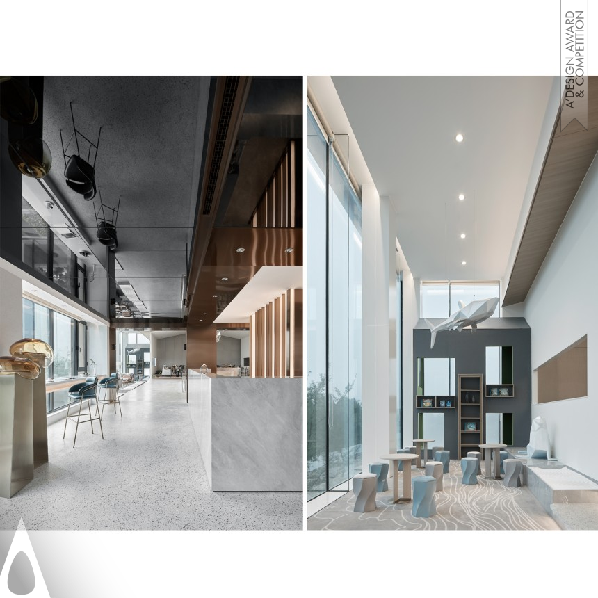 Silver Interior Space and Exhibition Design Award Winner 2020 Long For Star Atlas Aesthetics Area Commercial Exhibition Space 