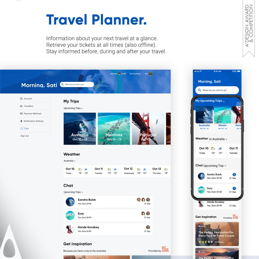 Travel - Silver Website and Web Design Award Winner