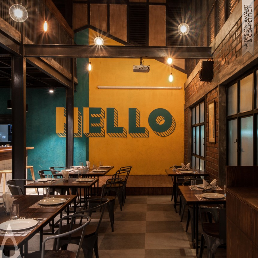 Iron Architecture, Building and Structure Design Award Winner 2020 Hello  Pub - Restaurant 