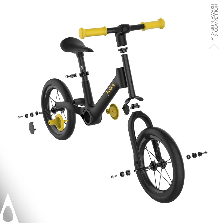 700kids Balance Bike - Silver Baby, Kids' and Children's Products Design Award Winner