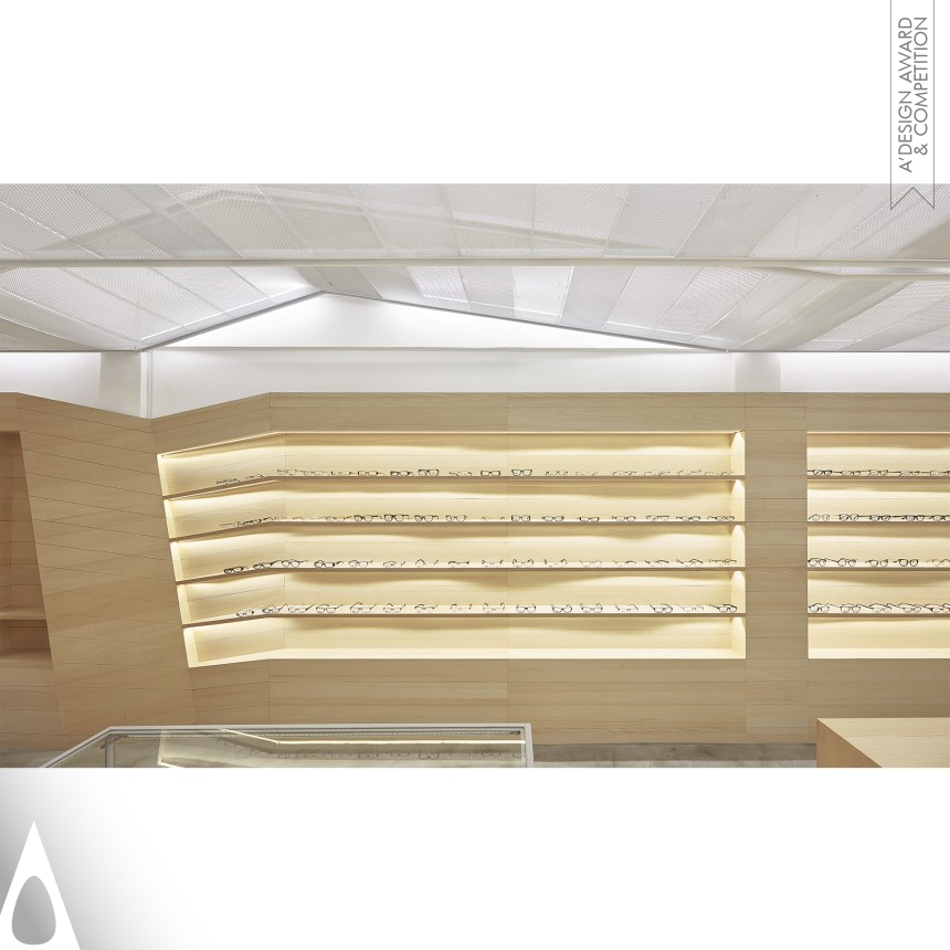 Silver Interior Space and Exhibition Design Award Winner 2020 Lens and Space Glasses Shop 