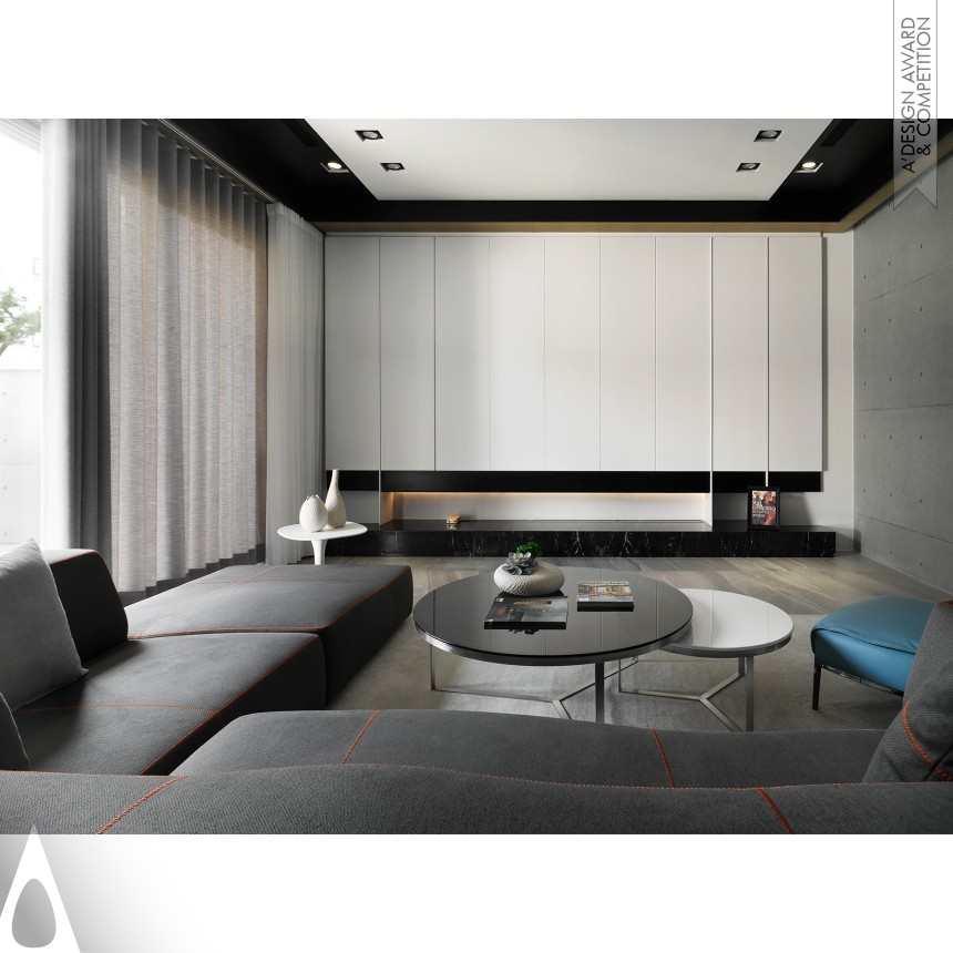 Bronze Interior Space and Exhibition Design Award Winner 2020 Cozy Essence Residential Townhouse  