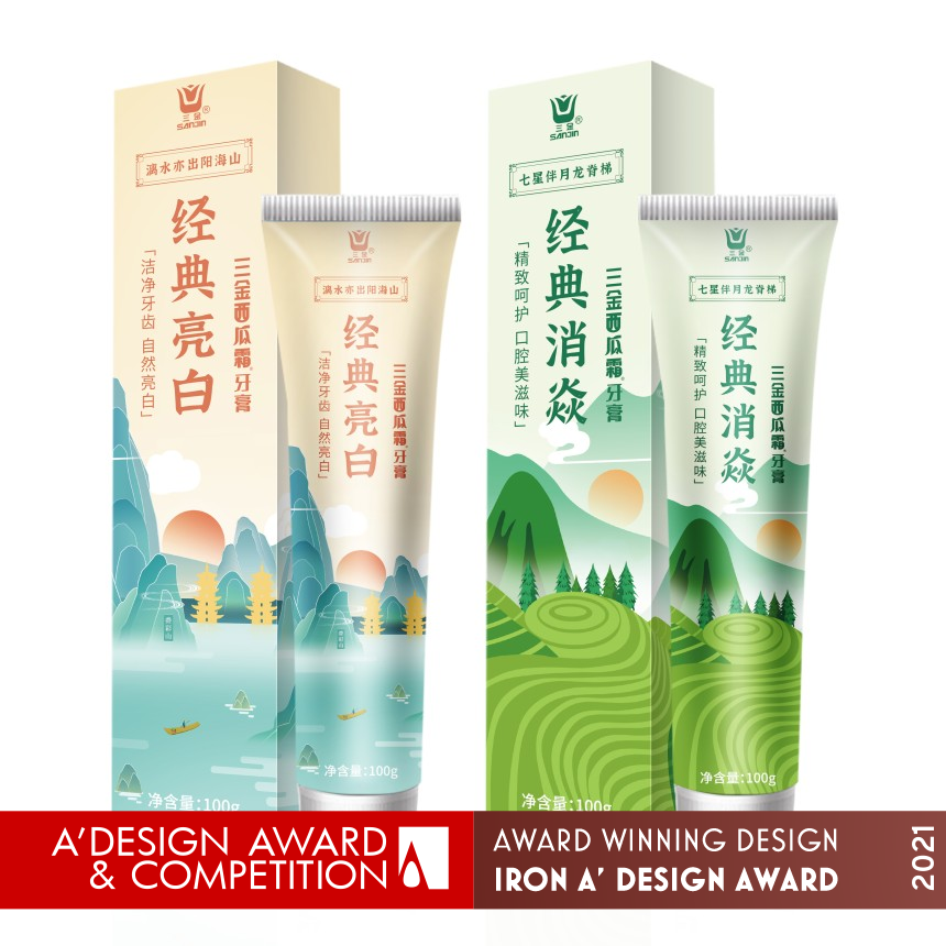 Landscape Toothpaste Package