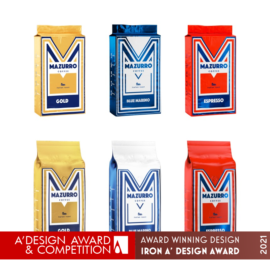 Mazurro Coffee Packaging