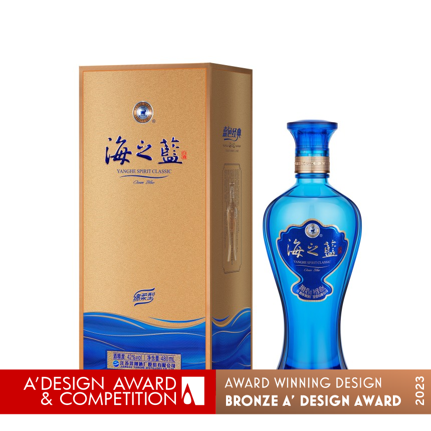 Ocean Blue Alcoholic Beverage Packaging