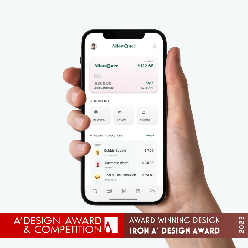 Allowonce Mobile App Concept