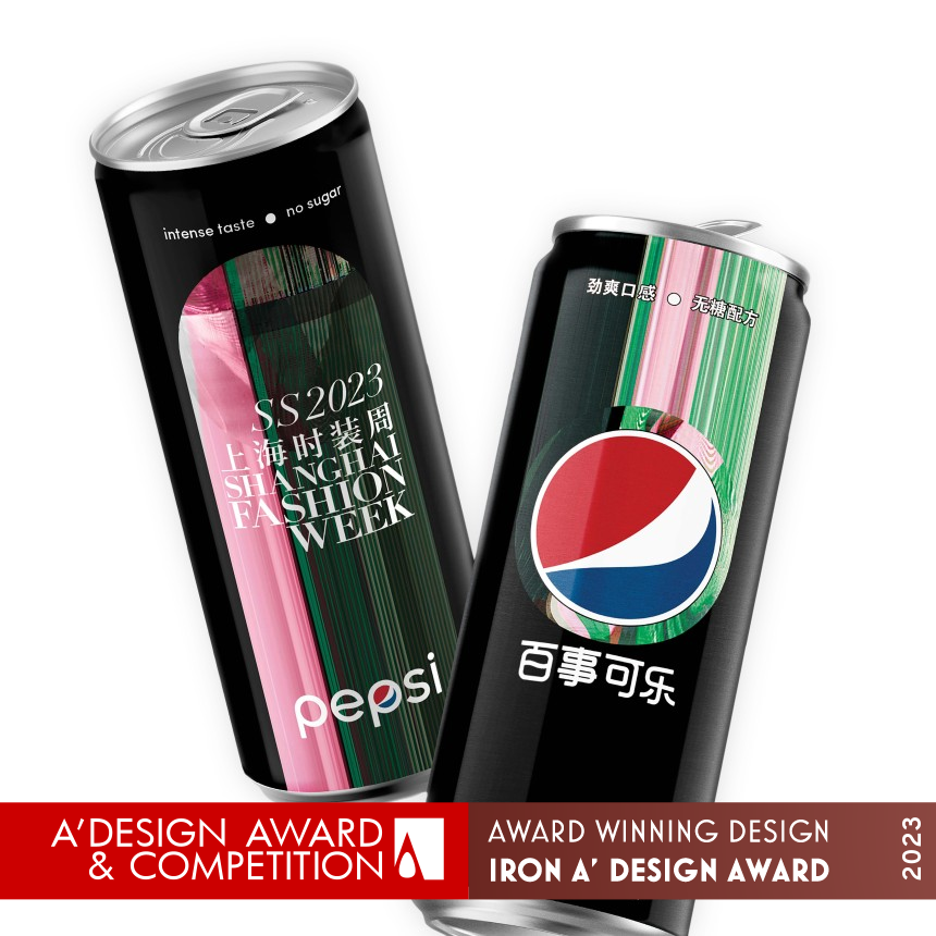 Pepsi Black x Digital Shanghai FW 2023 Beverage Packaging