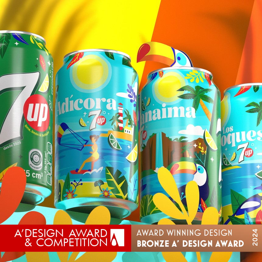 7Up Destinations Venezuela Beverage Packaging 