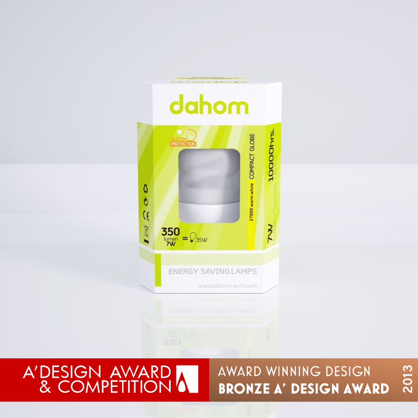 Dahom CFL Packaging Energy Saving Lamp Packaging