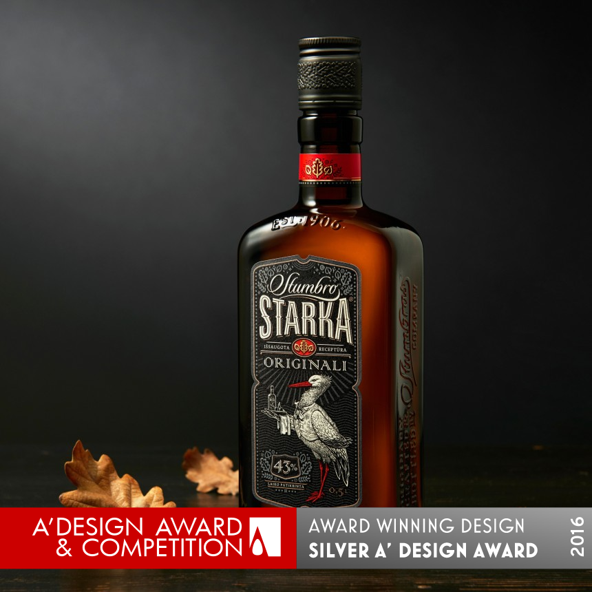 Stumbro Starka Bottle design and labels