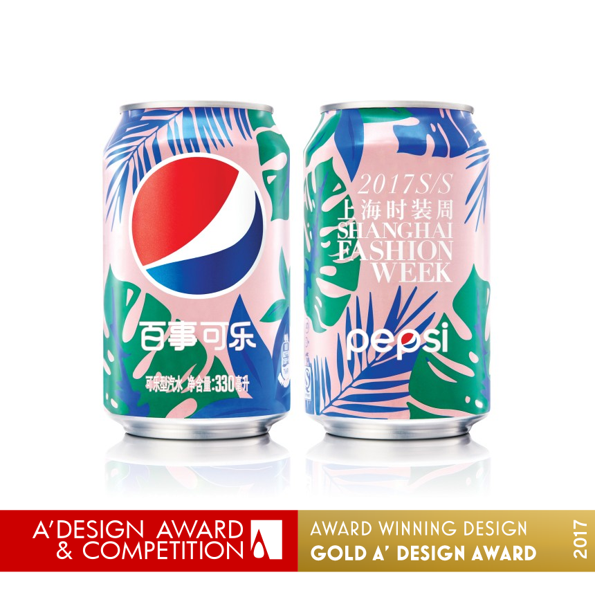 Pepsi x Shanghai Fashion Wk SS17 Ltd Ed Aluminum Can Graphics