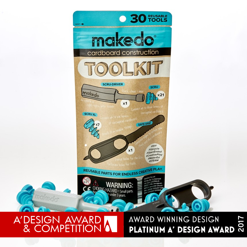 Makedo Toolkit Cardboard Construction System