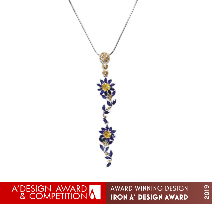 Blue Daisy Multifunctional Pendant 