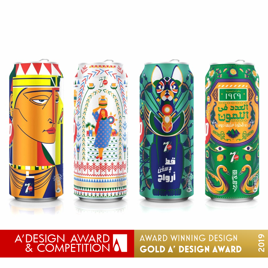 7UP Egypt Ltd Edition Series Beverage Packaging