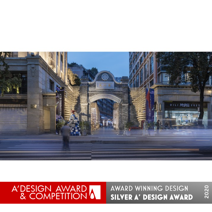 Chengdu Dachuan Lane Art Installation Public Art Space by Yingjie Lin and Yuanyuan Zhang Silver Fine Arts and Art Installation Design Award Winner 2020 