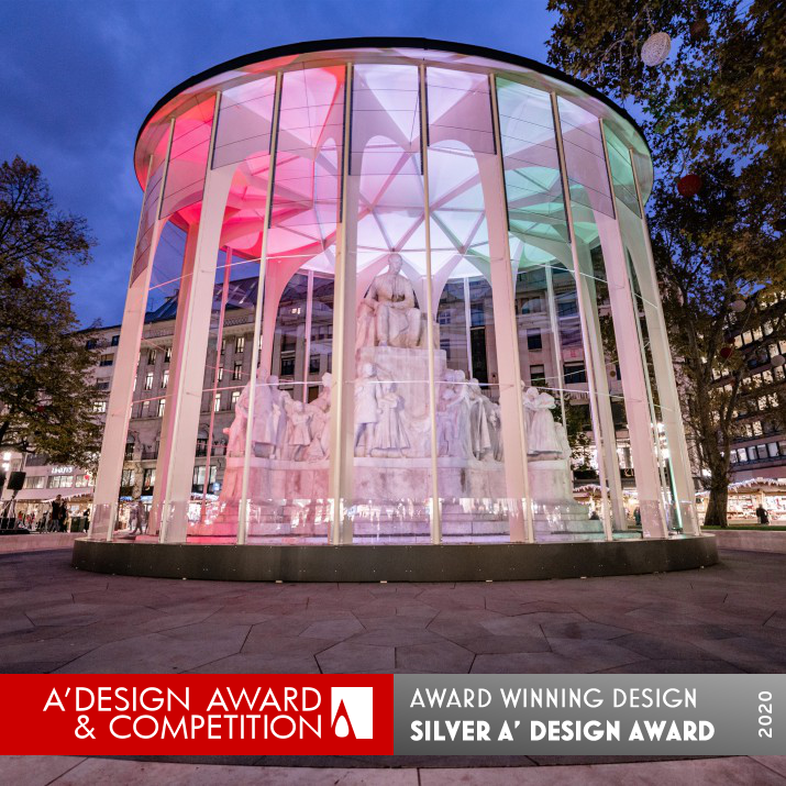 Art Shield Statue Conservation Pavilion by Hello Wood Silver Cultural Heritage and Culture Industry Design Award Winner 2020 