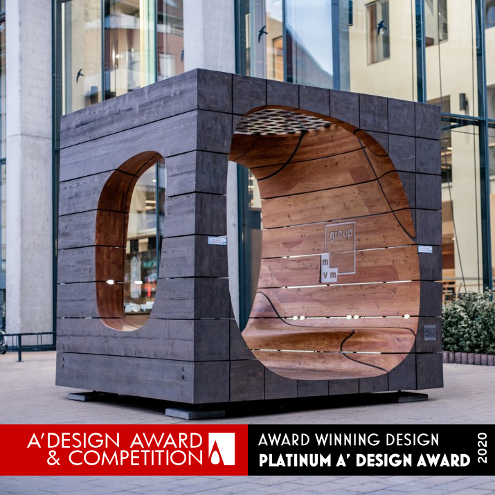 Fluid Cube and Snake Smart Furniture by Hello Wood Platinum Street Furniture Design Award Winner 2020 