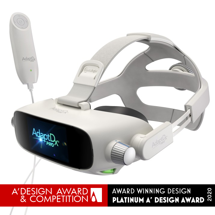 AdaptDx Pro Measures Dark Adaptation by MacuLogix and MPR Platinum Medical Devices and Medical Equipment Design Award Winner 2020 