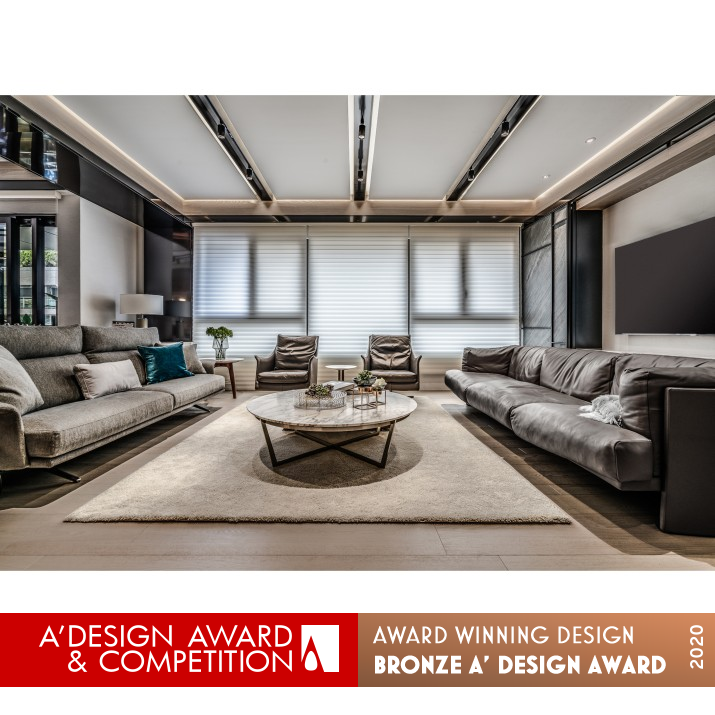 Pure White Elegance Residential Interior Design by Iuan Kai Fang Bronze Interior Space and Exhibition Design Award Winner 2020 