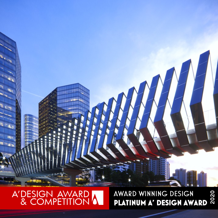 Solar Skywalks Energetic Activation of Footbridges by Peter Kuczia Platinum Architecture, Building and Structure Design Award Winner 2020 