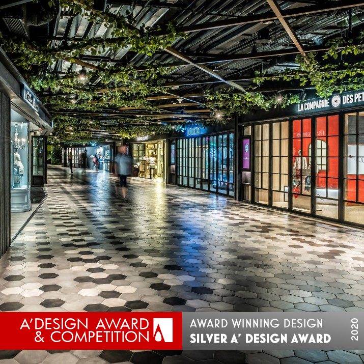 Flavour Funhouse Underground Shopping Mall by K11 Musea Silver Interior Space and Exhibition Design Award Winner 2020 