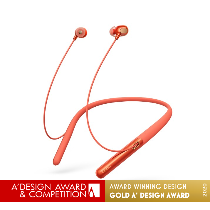 Oppo Enco Q1 Wireless Headphones by Oppo Industrial Design Division Golden Digital and Electronic Device Design Award Winner 2020 