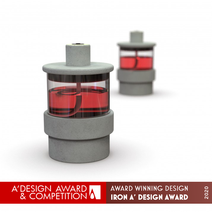 Liquid Fuel Candle by Mohammad Meyzari Iron Furniture Design Award Winner 2020 