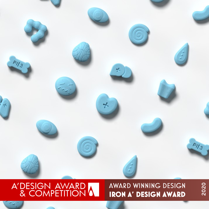 Pimoji More Intuitive Pill Design by Jong Hun Choi Iron Idea and Conceptual Design Award Winner 2020 