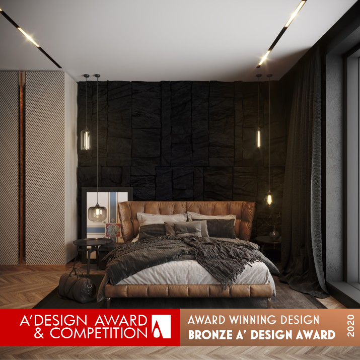 Tbilisi Design Hotel Double Room by Marian Visterniceanu Bronze Interior Space and Exhibition Design Award Winner 2020 