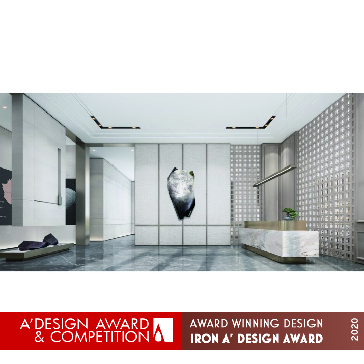 Yuzhou Group Tangshan Foushan Sales Center by Kevin Zhou Iron Interior Space and Exhibition Design Award Winner 2020 