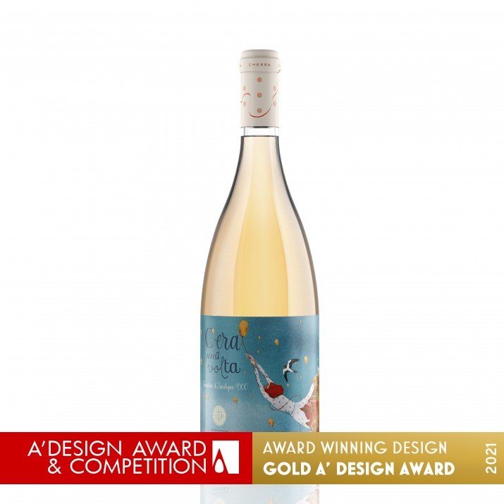 Cera Una Volta Wine Label  by Giovanni Murgia Golden Packaging Design Award Winner 2021 