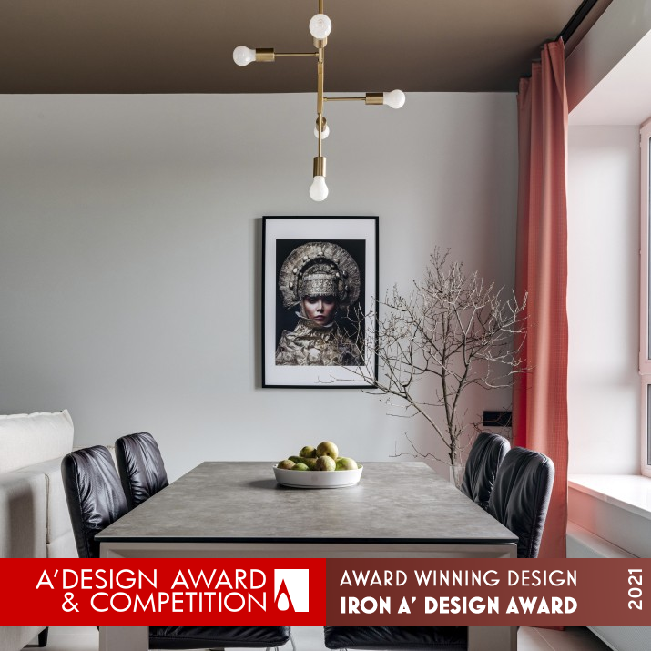 Tsarevna Apartment Interior by Olga Pogorelova Iron Interior Space and Exhibition Design Award Winner 2021 