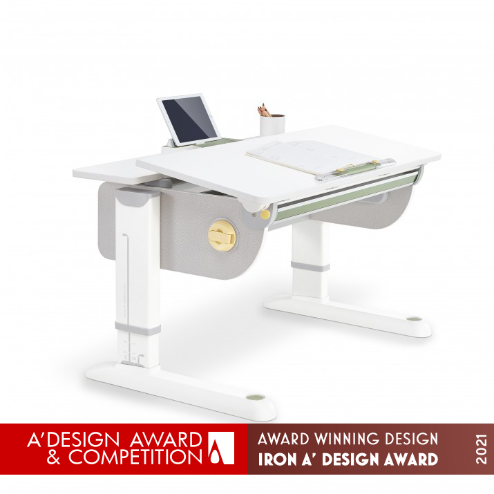Venus Ergonomics Study Desk by Lei Wang Iron Furniture Design Award Winner 2021 
