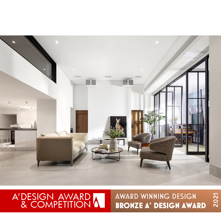 Bojing Moon White Villa by Caifu Li Bronze Interior Space and Exhibition Design Award Winner 2021 