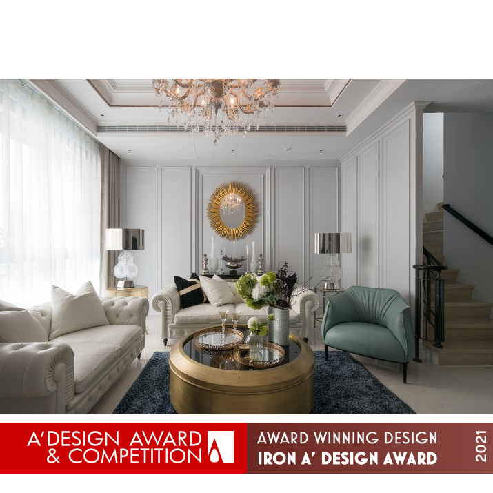 White Forest Residential Apartment by Alen Lo Iron Interior Space and Exhibition Design Award Winner 2021 